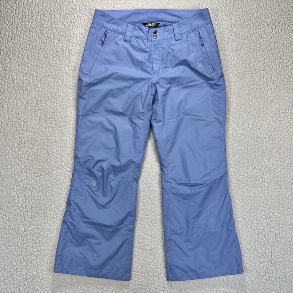 The North Face Blue Women's Freedom Snow/ Ski/ Snowboard Pants - Large Short - Picture 2 of 12